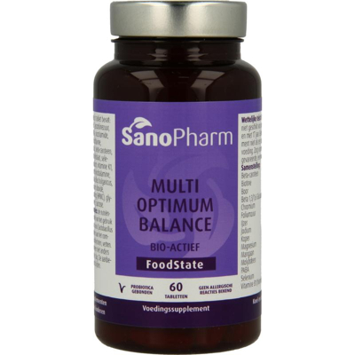 Afbeelding van Sanopharm Multi optimum balance 60 tabletten