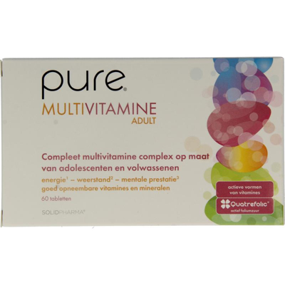 Afbeelding van Pure Multivitamine volwassenen 60 tabletten