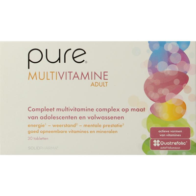 Afbeelding van Pure Multivitamine volwassenen 30 tabletten