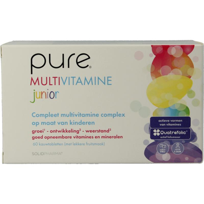 Afbeelding van Pure Multivitamine junior 60 kauwtabletten