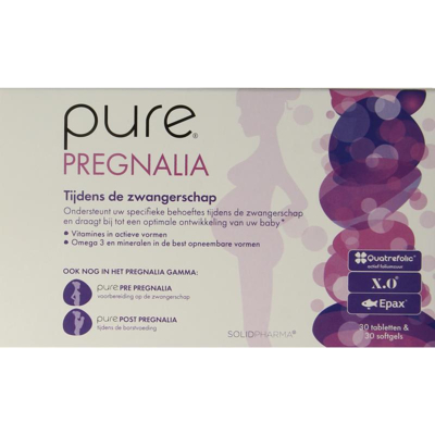 Afbeelding van Pure Pregnalia 30 tabletten &amp; softgels 60 stuks