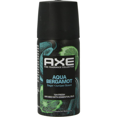 Afbeelding van AXE Deo bodyspray aqua bergamot 35 Milliliter