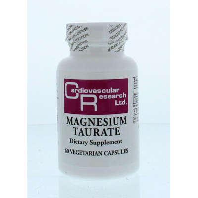 Afbeelding van Cardio Vasc Res Magnesium Tauraat, 60 Veg. capsules