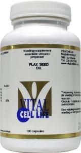 Afbeelding van Vital Cell Life Flax Seed Oil 1000mg, 100 capsules