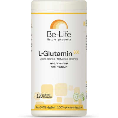 Afbeelding van Be life L glutamin 800, 120 Soft tabs
