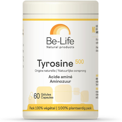 Afbeelding van Be Life Tyrosine 500 60 softgels