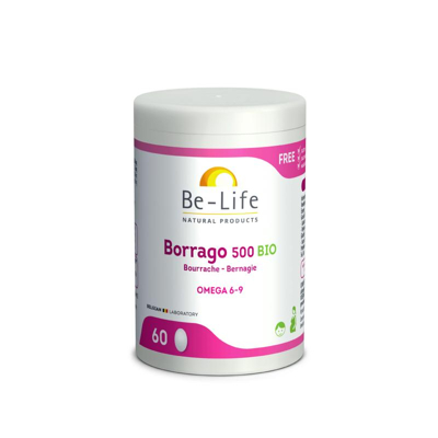 Afbeelding van Be Life Borrago 500 bio 60 capsules