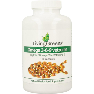 Afbeelding van Livinggreens Omega 3 6 9 complex 180 capsules