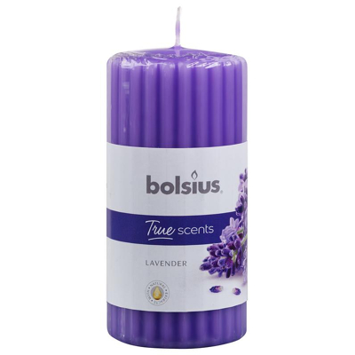 Afbeelding van Bolsius Stompkaars geur 120/58 true scents lavendel 1 stuks