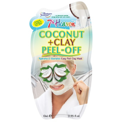 Afbeelding van Montagne 7th Heaven Face Mask Coconut &amp; Clay Peel Off, 10 ml