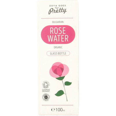 Afbeelding van Zoya Goes Pretty Organic rose water glass bottle 100 ml