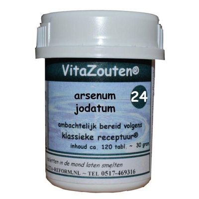 Afbeelding van Vitazouten Arsenum Jodatum Vitazout Nr. 24, 120 tabletten
