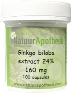 Afbeelding van Natuurapotheek Ginkgo Biloba 24% 160mg, 100 capsules