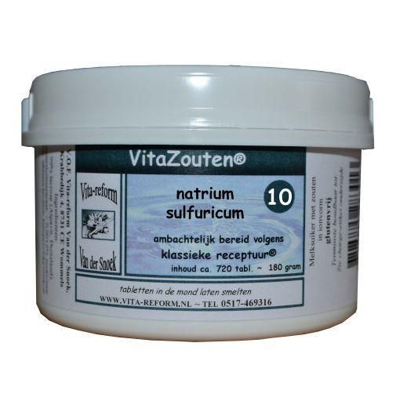 Afbeelding van Vitazouten Natrium sulfuricum VitaZout Nr. 10 (720 tab)
