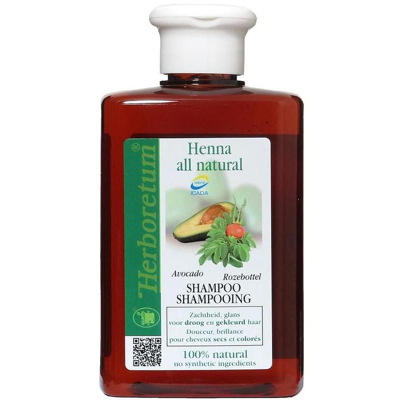 Afbeelding van Herboretum Henna All Natural Shampoo Droog/gekleurd Haar, 300 ml