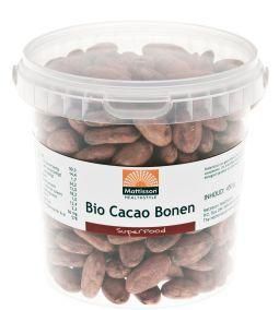 Afbeelding van Mattisson HealthStyle Biologische Cacao Bonen Raw 450GR