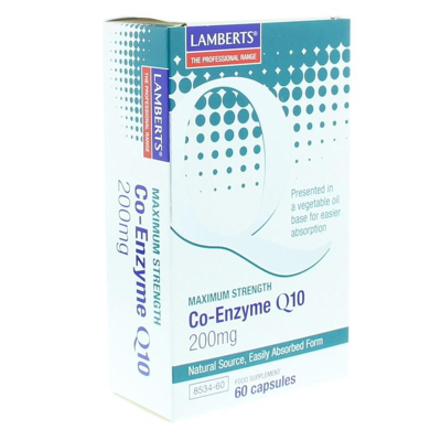 Afbeelding van Lamberts Co enzym Q10 200 mg 60 vcaps