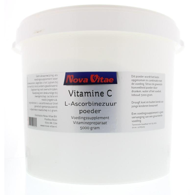 Afbeelding van Nova Vitae Vitamine C Ascorbinezuur Poeder 5000gr