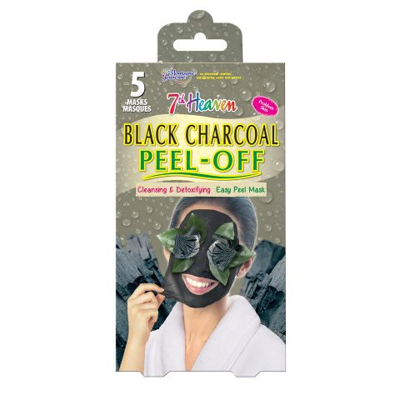 Afbeelding van Montagne Jeunesse Black Charcoal Peel off Mask 5 pack