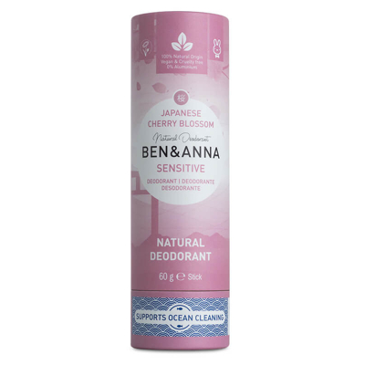 Afbeelding van Ben&amp;anna Deodorant Cherry Blossom Sensitive, 60 gram