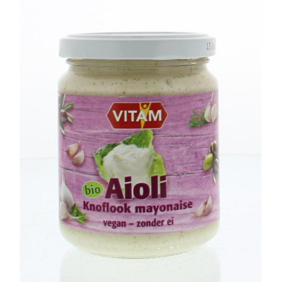 Afbeelding van Vitam Aioli knoflook mayonaise 225 ml