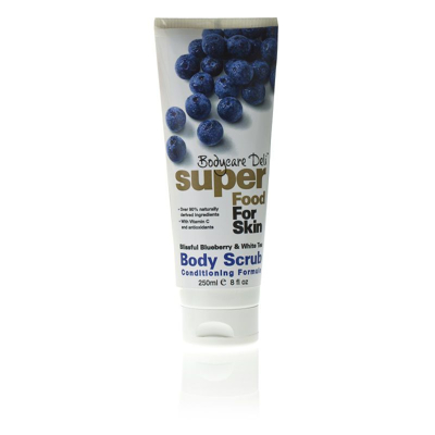 Afbeelding van Bodycare Deli Lichaamscrub blueberry &amp; white tea 250 ml