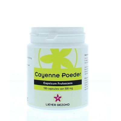 Afbeelding van Liever Gezond Cayenne Powder, 100 capsules