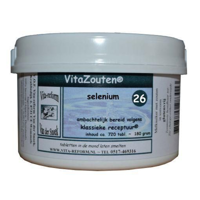 Afbeelding van Vitazouten Selenium VitaZout Nr. 26 (720 tab)