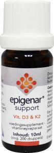 Afbeelding van Epigenar Support Vitamine D3 &amp; K2 Druppels, 10 ml