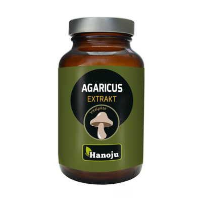 Afbeelding van Hanoju Agaricus abm paddenstoel extract 400 mg 90 tabletten