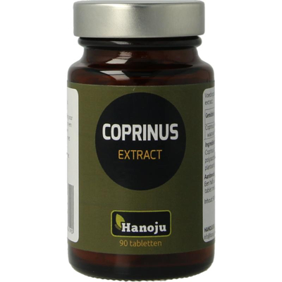 Afbeelding van Hanoju Coprinus paddenstoel extract 400 mg 90 tabletten