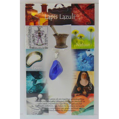 Afbeelding van Steengoed Hanger Gezondheidssteen Lapis Lazuli, 1 stuks