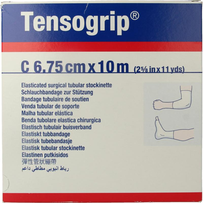 Afbeelding van Tensogrip C 10 m x 6.75 cm wit 1 stuks