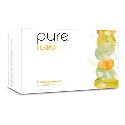 Afbeelding van Pure Ferro 14 mg 98% 60 tabletten
