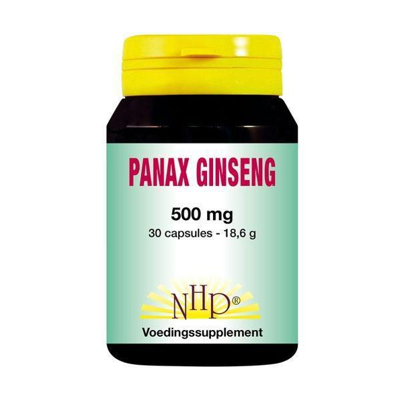 Afbeelding van NHP Panax ginseng 500 mg 30 capsules