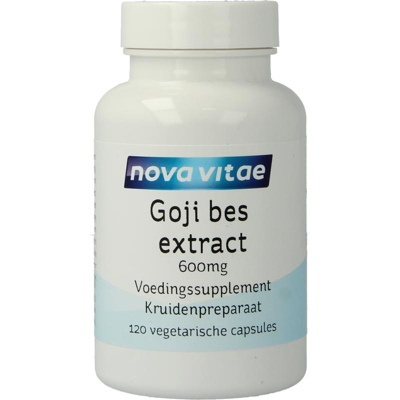 Afbeelding van Nova Vitae Goji bes extract 600 mg 120 vcaps