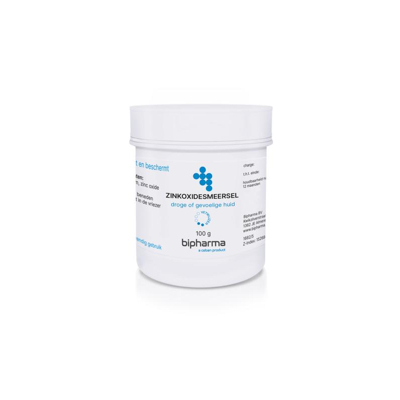 Afbeelding van Bipharma Zinkoxidesmeersel In Pot 1x100g eFarma