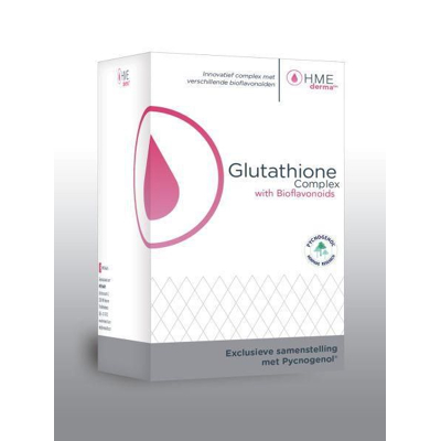 Afbeelding van HME Derma glutathione complex 90 capsules