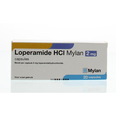Afbeelding van Loperamide Hcl Mylan Capsule 2mg