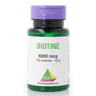 Afbeelding van SNP Biotine 5000 mcg 100 tabletten
