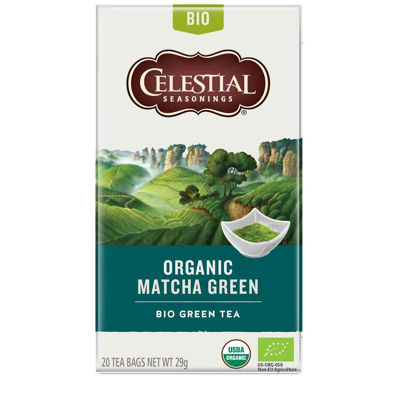 Afbeelding van Celestial Seasonings Thee Organic Matcha Green 20ST