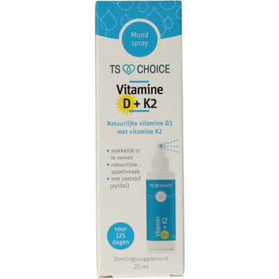 Afbeelding van TS Choice Vitamine D3 + K2 Spray