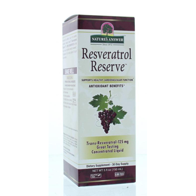 Afbeelding van Natures Answer Resveratrol reserve complex vloeibaar 1450 mg 150 ml