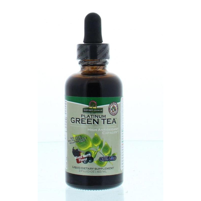 Afbeelding van Natures Answer Groene thee extract alcoholvrij met 50% EGCG 60 ml