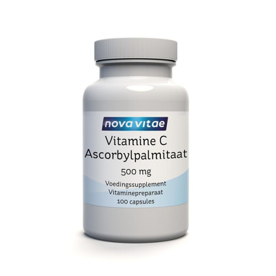 Afbeelding van Nova Vitae Vitamine C ascorbyl palmitaat 500 mg 100 vcaps