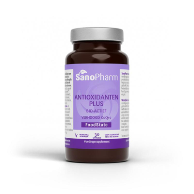 Afbeelding van Sanopharm Antioxidant + Verhoogd Co Q10, 30 capsules