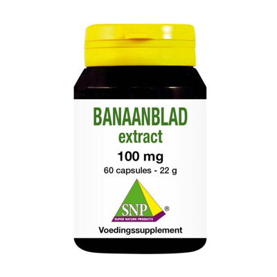 Afbeelding van SNP Banaanblad extract 60 capsules
