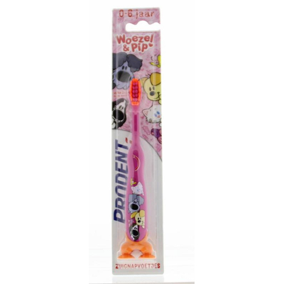 Afbeelding van Prodent Kids 0 6 jaar tandenborstel Woezel &amp; Pip Roze