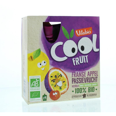 Afbeelding van Vitabio Coolfruit appel passievrucht 90 gram 4 stuks