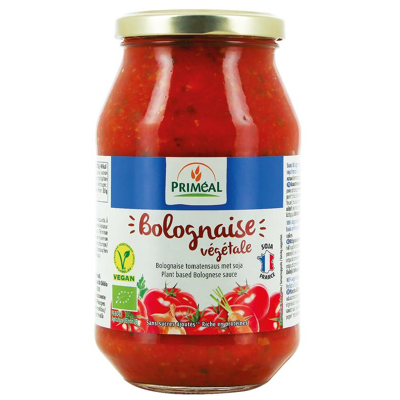 Afbeelding van Primeal Bolognese Tomatensaus Vegetarisch Bio, 510 gram